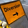 Road diversion
